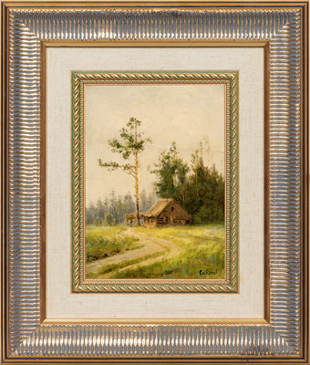 Экгорст Василий Ефимович. Пейзаж с домом 